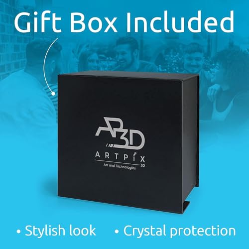 ArtPix 3D Premium Crystal Photo, Personalized Gifts for Mom, Women, Wife, Men, Her, Husband,Grandma, Great Customized Gift With Your Own Photo, Custom Birthday 3D Picture Rectangle, Couples Gifts