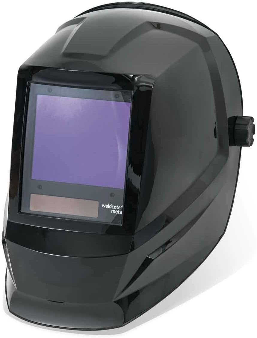 Weldcote Metals Ultraview Plus True Color Digital Auto Darkening Welding Helmet Shade 9-13, Black
