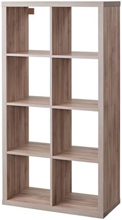 IKEA KALLAX Shelf, Black-Brown