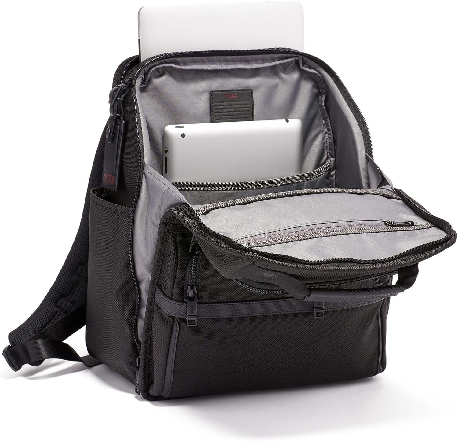 TUMI - Alpha Compact Laptop Bag Brief Pack - Travel Laptop Backpack for Business Tracer - Ballistic Nylon - Black