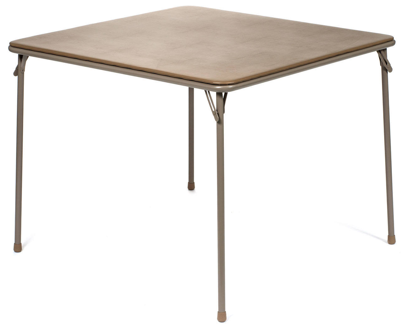 5pc. XL Series Folding Card Table and 2 in. Ultra Padded Chair Set, Commercial Quality, Beige