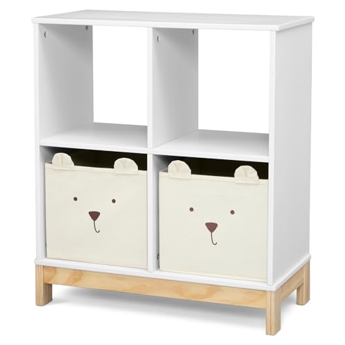GAP babyGap Tate 4-in-1 Convertible Crib - Greenguard Gold Certified, Bianca White/Natural