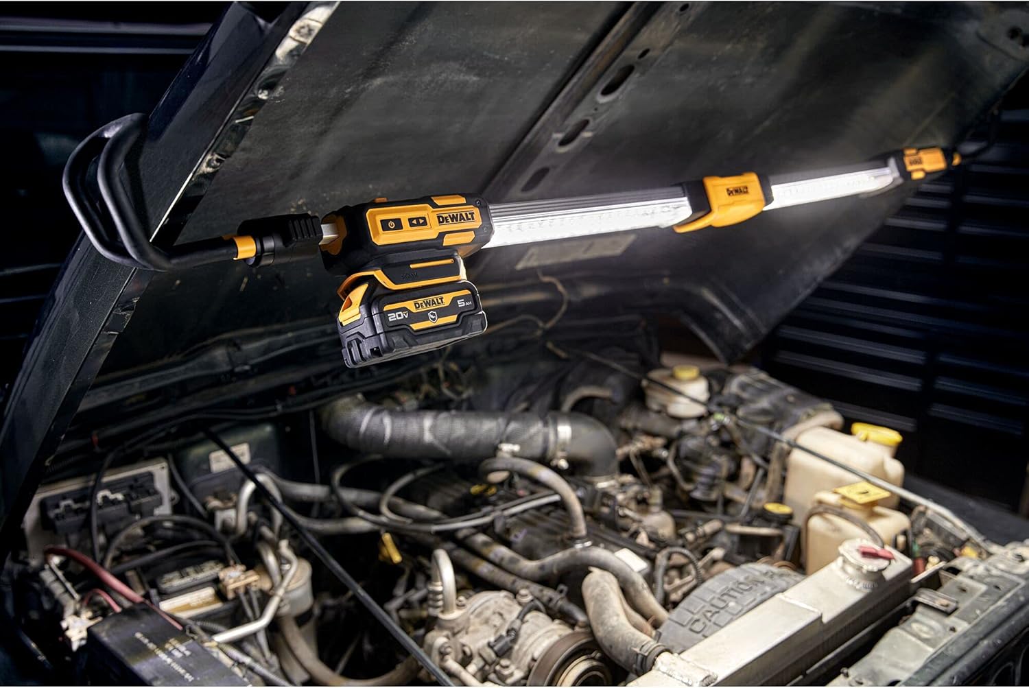 DEWALT 12V/20V MAX Cordless Hood Light, Mechanic Work Light, LED, Bare Tool Only (DCL045B)
