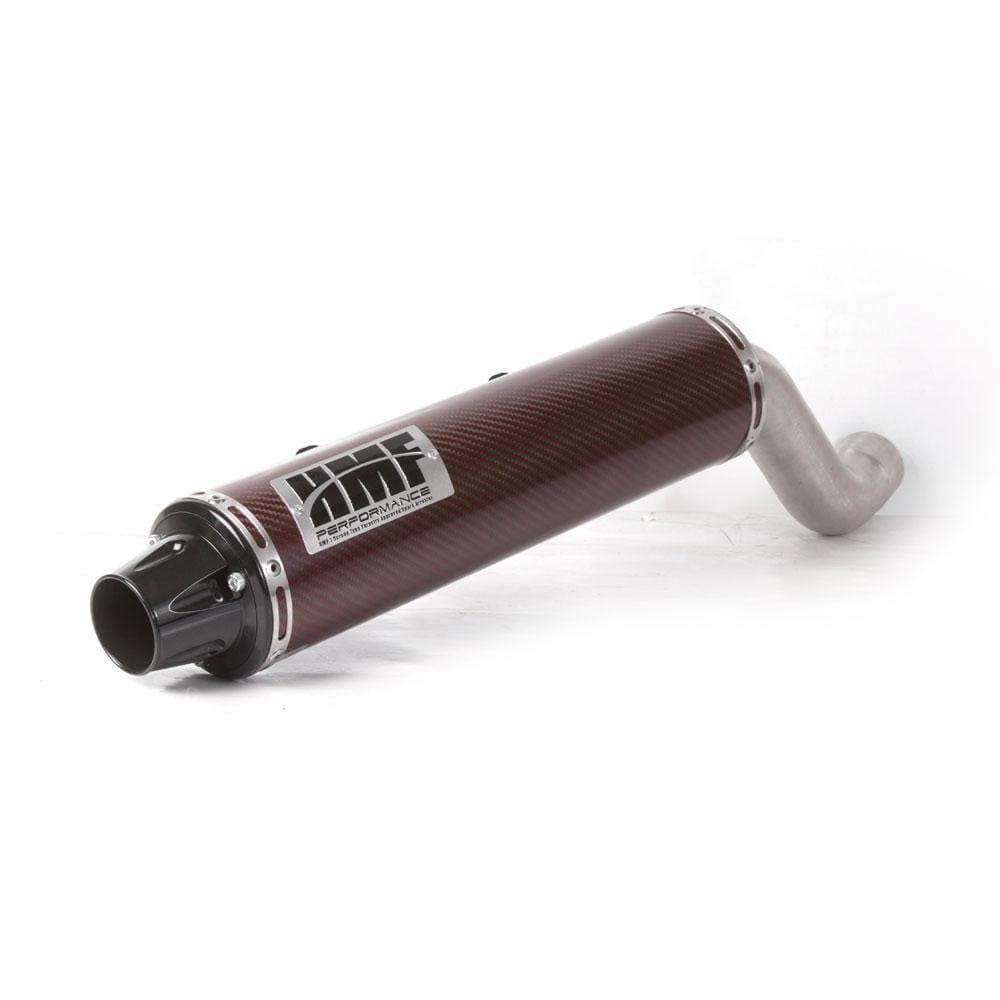 HMF Racing Black Performance Full System Exhaust for Yamaha Raptor 700 15-20 End Cap- Turn-Down-Black