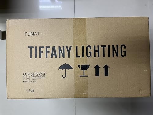 Tiffany Table Lamps for Living Room 12X12X19 INCH Tall Blue Dragonfly Stained Glass Table Lamps for Dining Room Bedroom Bedside Nightstand Retro Antique Style Home Office Desk Lamps