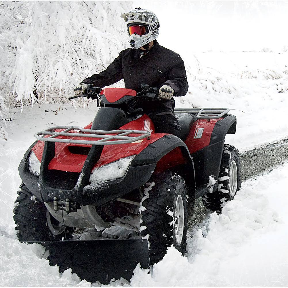 Tusk Subzero Snow Plow Kit, Winch Equipped ATV, 50x22 Blade - Fits: Honda Rancher 420 4x4 2014-2019