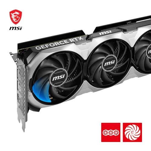 MSI GeForce RTX 4060 Ti Ventus 2X Black 8G OC Graphics Card -NVIDIA RTX 4060 Ti, 8GB GDDR6 Memory, 18Gbps, PCIe 4.0, DLSS3