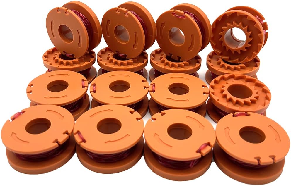 JEILIN Replacement Trimmer Spool Line, WA0010 Replacement Trimmer Spool Line 0.065�?String Trimmer Spool (Cap 6)