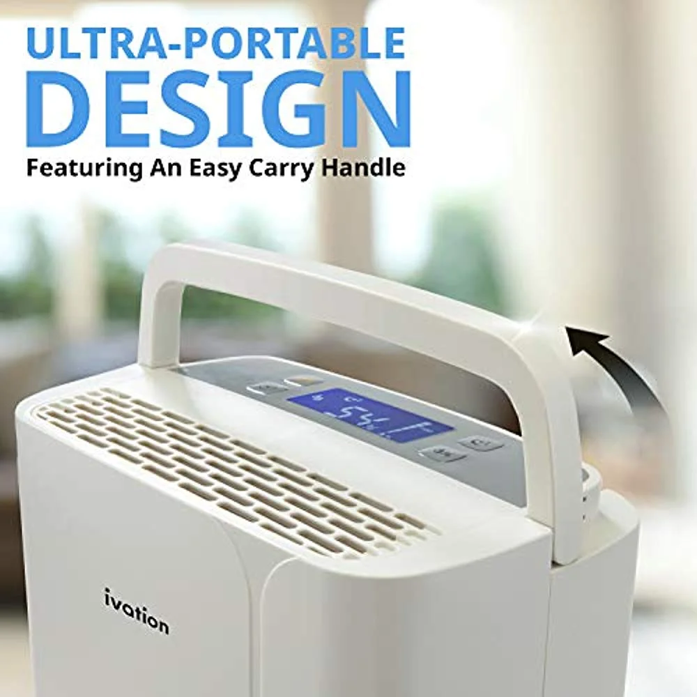Ivation, Removes 14 Pints a Day, Compressor Dehumidifier, Spaces up to 320 sq ft
