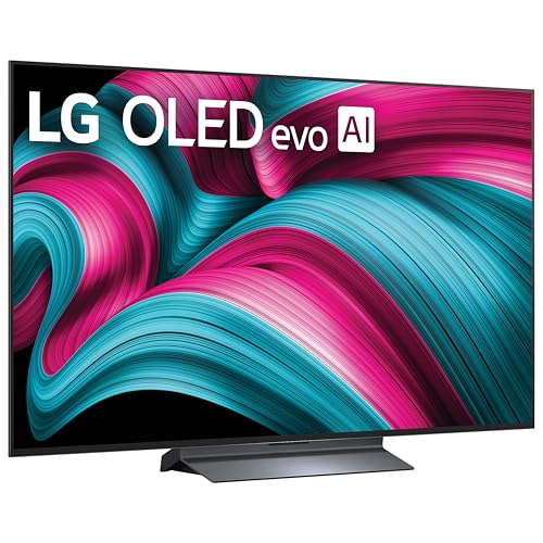 LG 65-Inch Class OLED evo AI 4K C5 Series Smart TV w/Dolby Atmos, Dolby Vision, HDR10, AI Super Upscaling 4K, Filmmaker Mode, Wow Orchestra, Alexa Built-in (OLED65C5PUA, 2025)