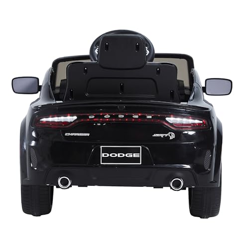 12V Kids Ride On Car, Electric Car with Remote Control, 3 Speeds, Battery Powered, with Adjustable Seat Belt, MP3, LED Lights, Sound System, Orange