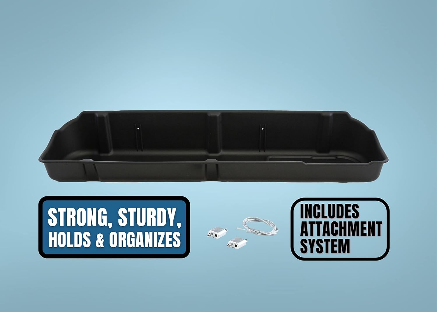 Red Hound Auto Under Seat Storage Box Compatible with F150 Ford F-150 SuperCrew Crew Cab 2009-2014 Underseat System (Only fits SuperCrew Cab, Will not fit Vehicles with OEM subwoofers)