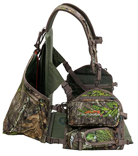 ALPS OutdoorZ Impact Camo Turkey Vest with Removable Flip Down Seat, Game Bag and Plenty of Pockets for Calls and Strikers