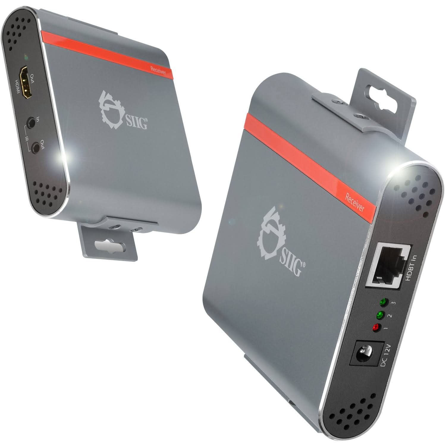 SIIG HDMI 4K HDBaseT Extender Over Single Cat5e/6 Cable with IR Control - A/V/Infrared Extender