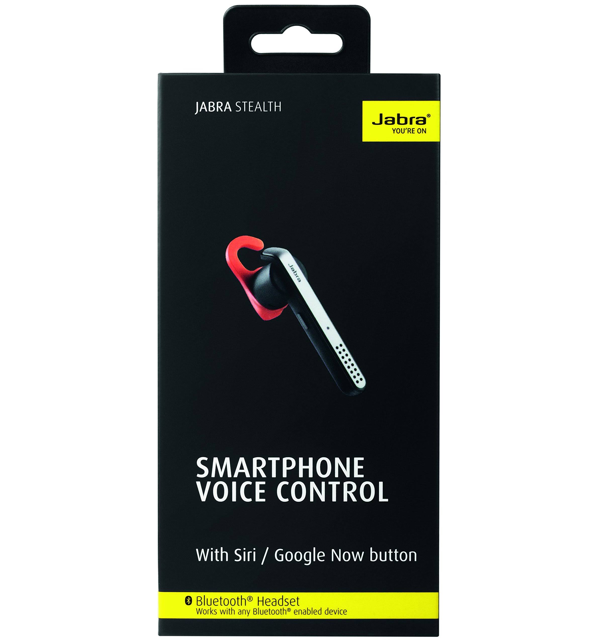 Jabra STEALTH Bluetooth Wireless In-Ear Headset with NFC - Noise-Canceling