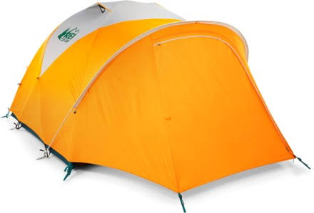 Rei Co-op Base Camp 4 Tent Orange