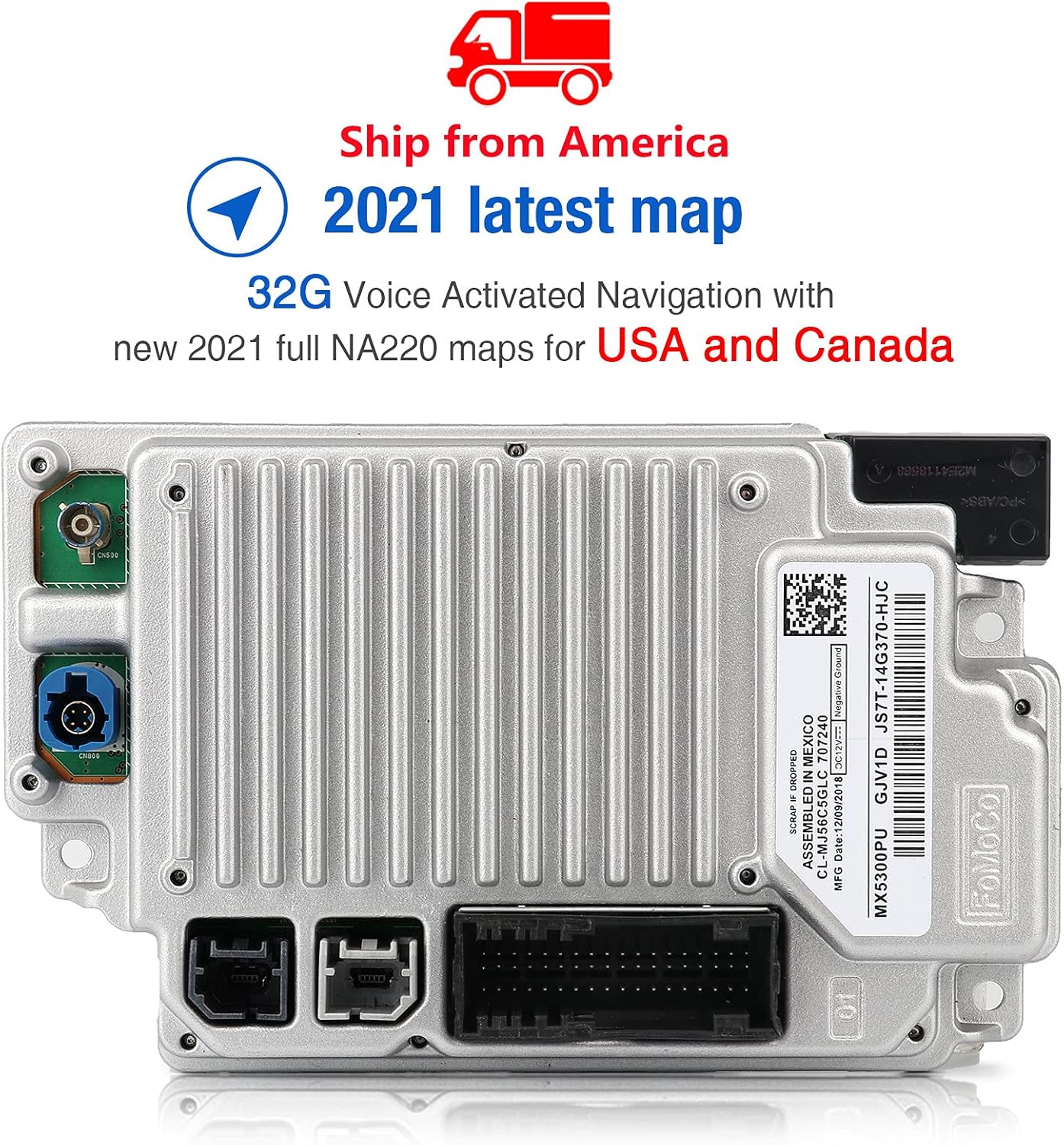 2021 Sync 2 to Sync 3 Upgrade kit,Compatible Ford F-150 Lincoln,SYNC3.4 MyFord Touch/Support Carplay,USB hub,APIM Module -8 inches,Shipped from The U.S