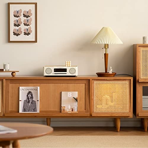 Tv Stand Unit for Gaming Entertainment Center, Universal Corner Cabinet Table Solid Wood, for Salon Bedroom Living Room 59 * 15.7 * 22.8 Inches (Wood 59 * 15.7 * 22.8 inches)