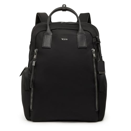 TUMI - Voyageur Atlanta Backpack - Travel Backpack for Women - For Business, Commute - Holds Up to 17" Laptop - Black & Gold Hardware