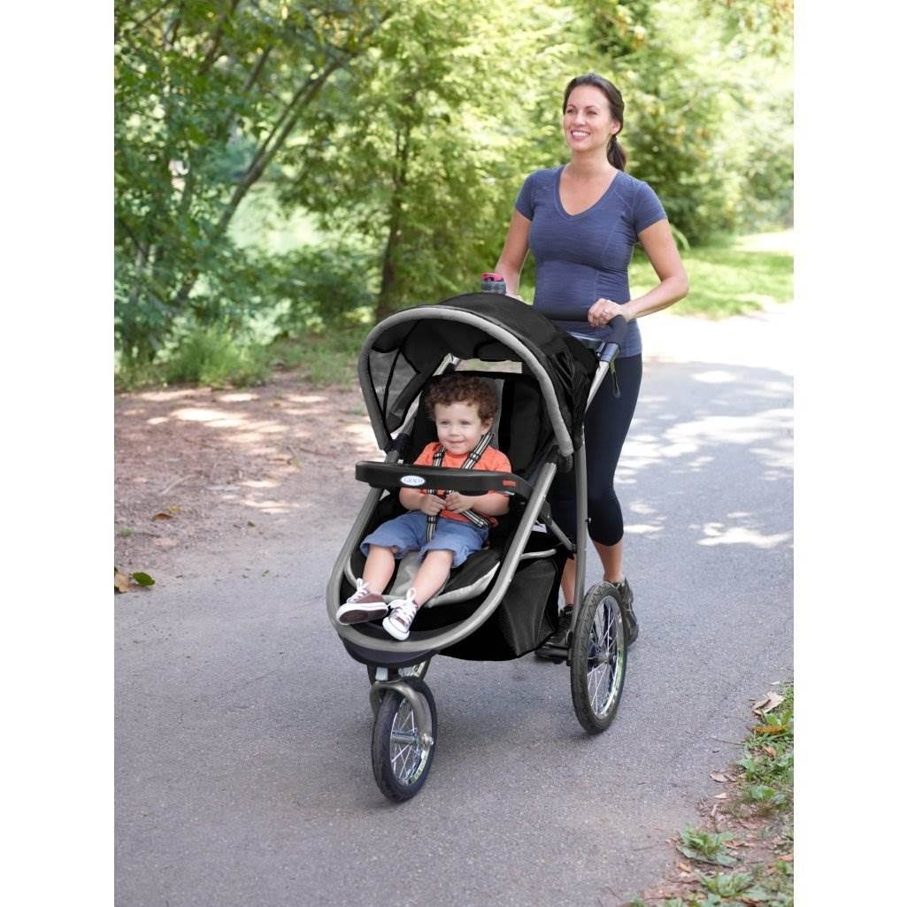 Graco FastAction Fold Jogger Click Connect Stroller - Gotham