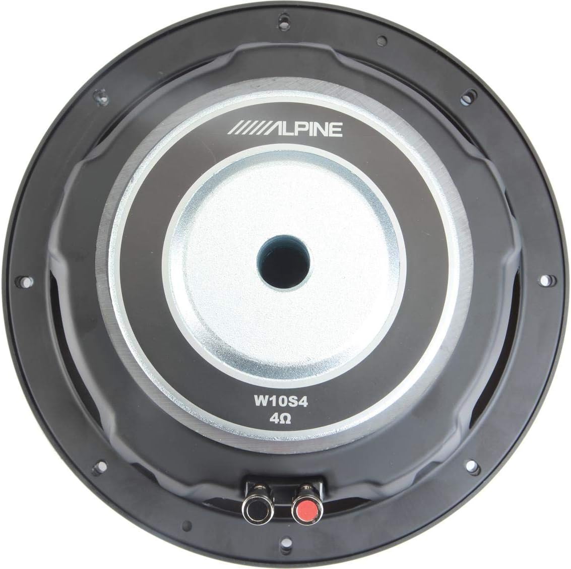 Alpine W12S4 Car Audio Bassline Single 4 Ohm 500 Watt 12" Subwoofers with Sub Install Kit Package