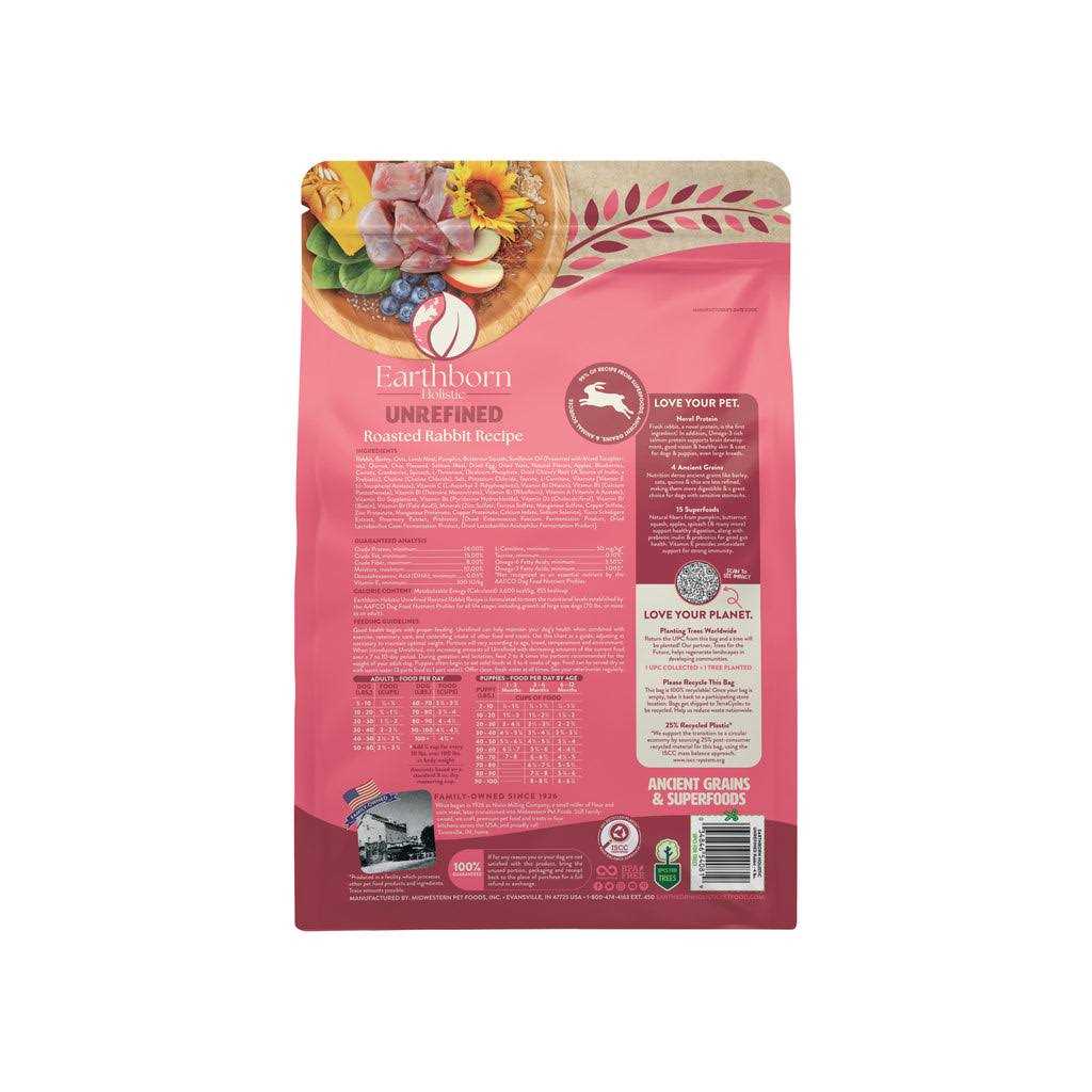 Earthborn Holistic Unrefined Roasted Lamb with Ancient Grains &amp; Superfoods Dry Dog Food - Pet Supplies online store