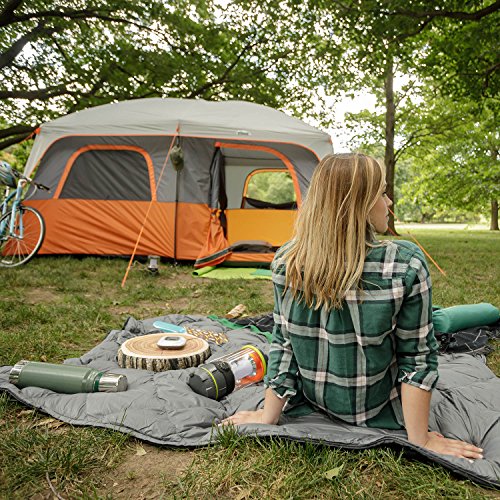 CORE Tent for Family Camping | 10 Person / 11 Person / 12 Person Large Multi Room Cabin Tents for Car Camping & Outdoor Adventures