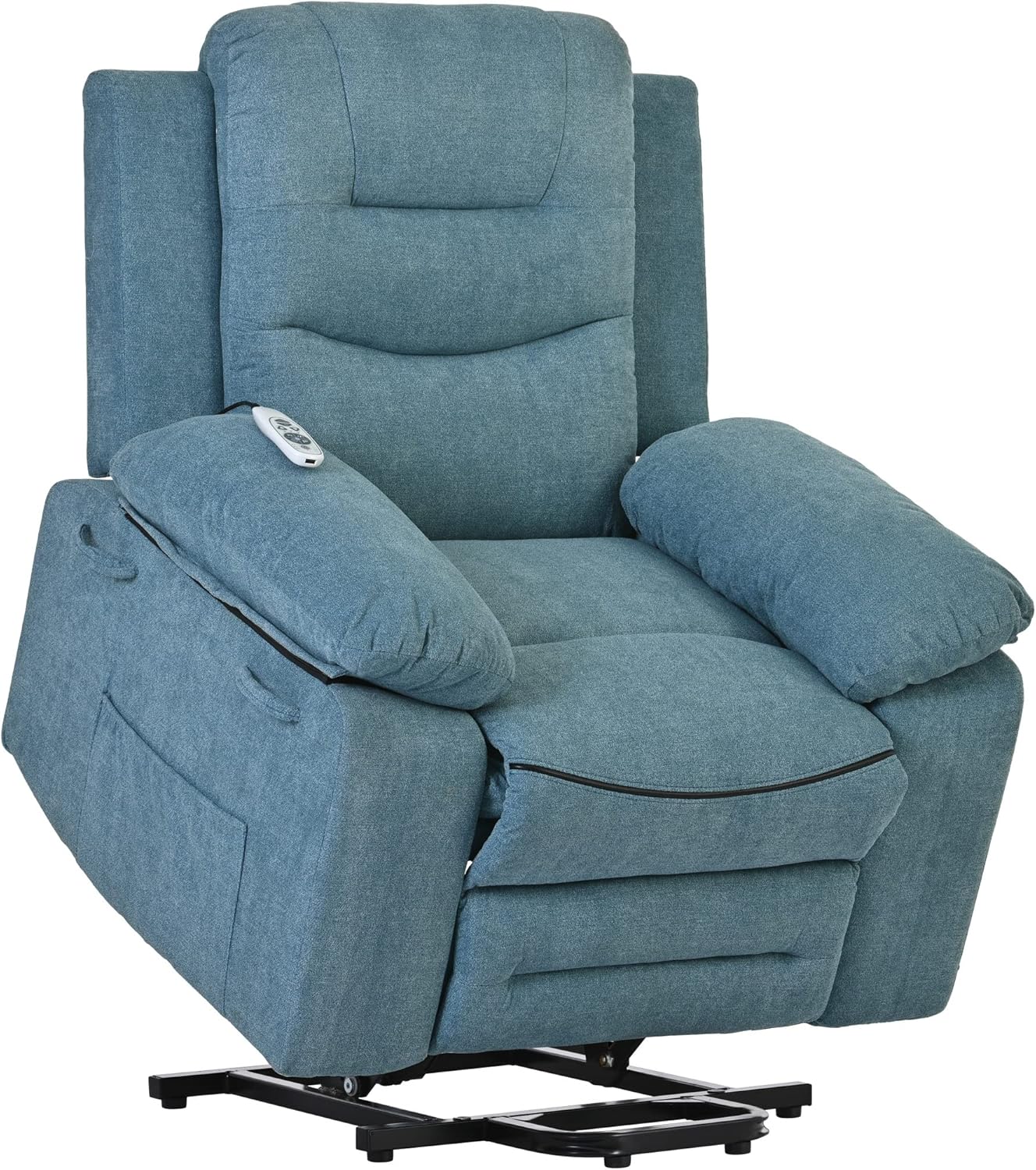 Massage Recliner Chair,Power Lift Chair for Elderly with Adjustable Massage and Heating Function,Recliner Chair with Infinite Position and Side Pocket for Living Room