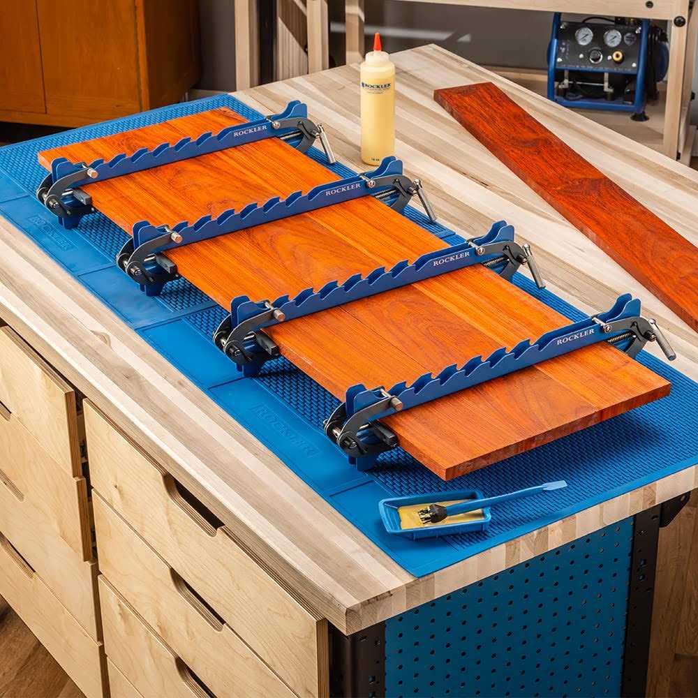ROCKLER Mini Deluxe Panel Clamps Powerful Four-Way Pressure Cabinet Clamps