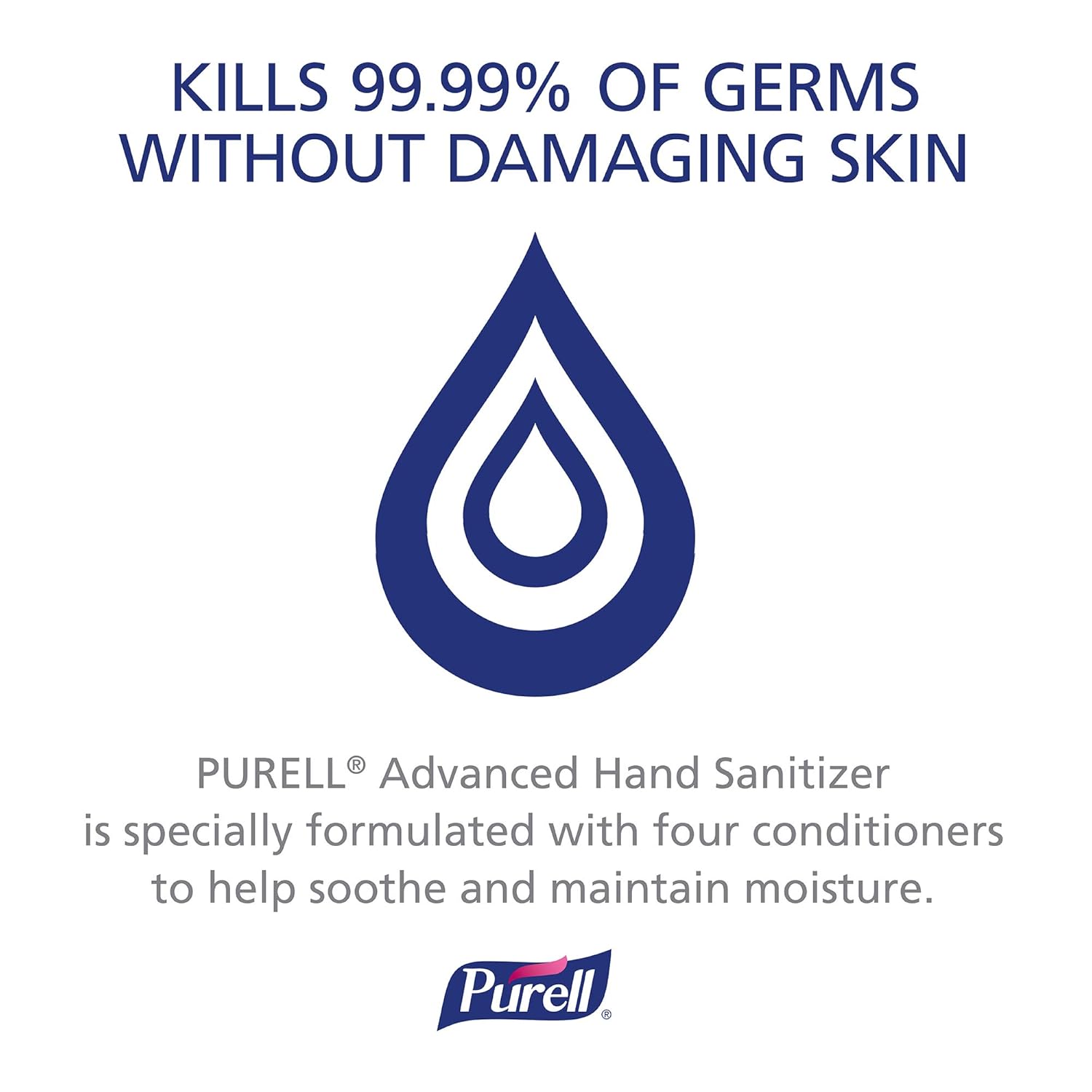 Purell Advanced Hand Sanitizer E3 Rated Foam, Fragrance Free, 1200 mL Foam Hand Sanitizer Refill FMX-12 Push-Style Dispenser (Pack of 4) – 5193-04