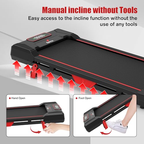 Sperax Walking Pad,Under Desk Treadmill for Home,3 in 1 Portable Treadmill