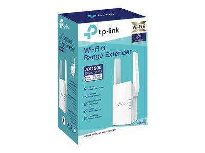 TP-Link RE505X AX1500 Dual Band Wi-Fi 6 Range Extender, Broadband/Wi-Fi Extender