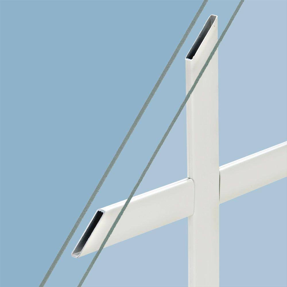 JELD-WEN 23.5 in. x 35.5 in. V-2500 Series Desert Sand Vinyl Single Hung Window with Colonial Grids/Grilles