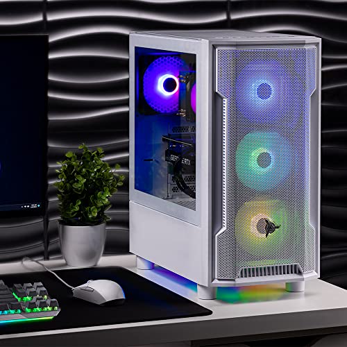 Skytech Shadow Gaming PC, Intel i5 4.3GHz Turbo Boost, NVIDIA RTX 3060 12GB GDDR6, 1TB NVME, 16GB DDR4 RAM 3200, 600W GOLD PSU, Wi-Fi, Win 11 Home