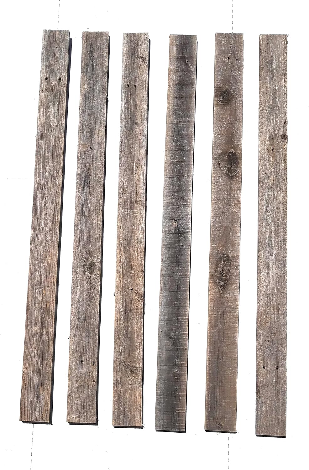 Real Wood - Reclaimed barn Wood Wall Paneling. Planks for Accent Walls- Easy Nail Up Application (46 Square feet)