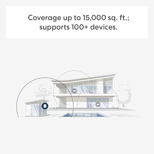 Introducing Amazon eero Outdoor 7 dual-band mesh wifi router - Weatherproof rating of IP66, Coverage up to 15,000 sq. ft. outdoors, 1-pack, Includes 30W PoE+ adapter, 2024 release