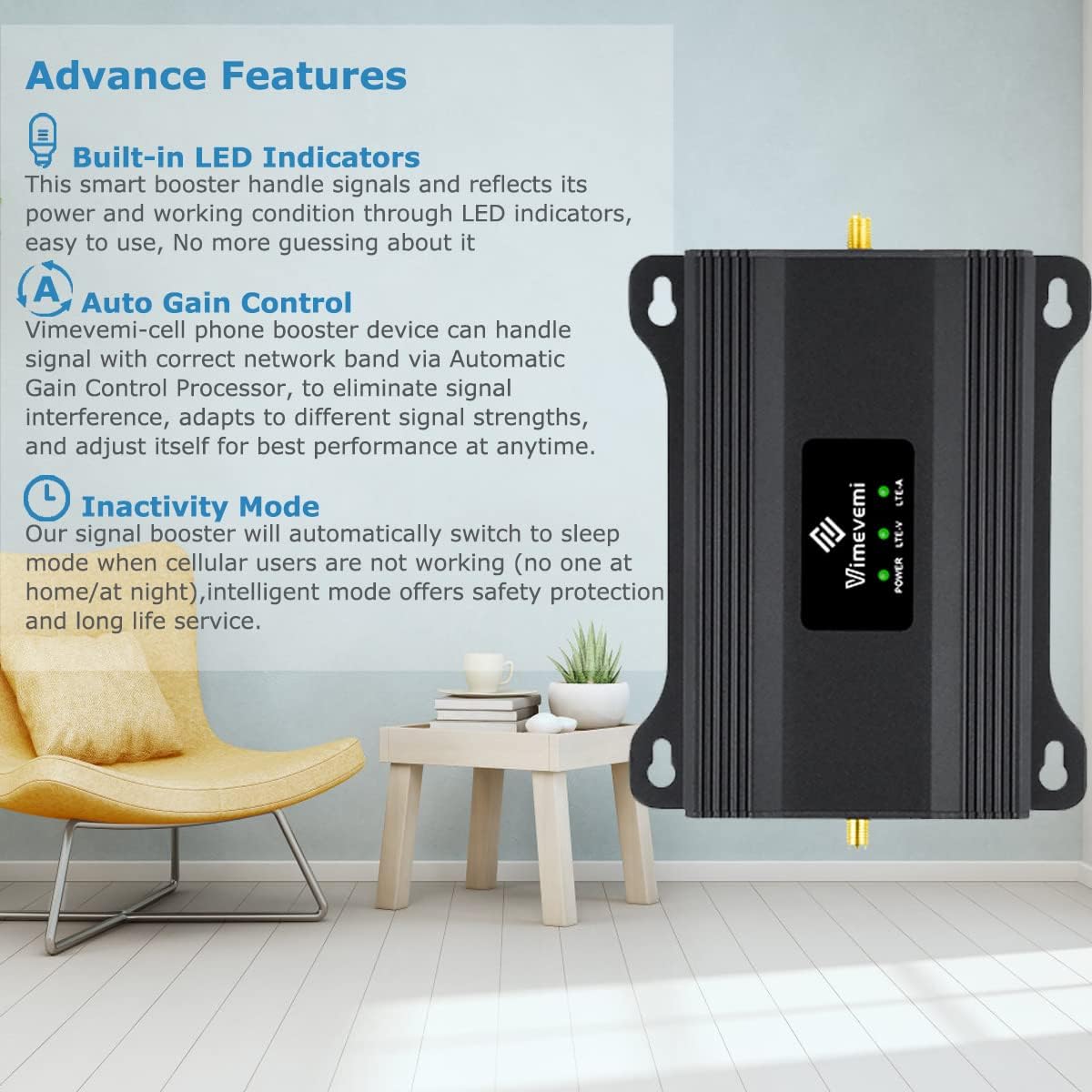 Verizon Cell Phone Signal Booster T Mobile AT&T Signal Booster 4G LTE 5G Band12/13/17 All Carriers Cell Phone Booster Verizon Network Extender Veriozn Signal Booster ATT Cell Booster for Home 4000sqft