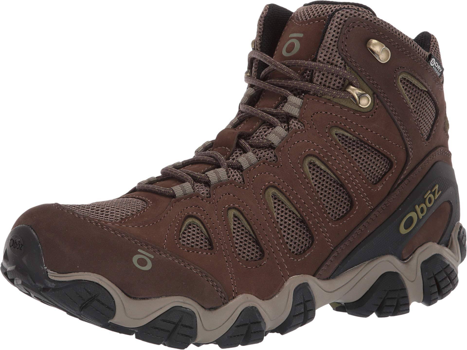 Oboz Men&s Sawtooth II Mid B-DRY, Canteen / Mayfly Green / 8