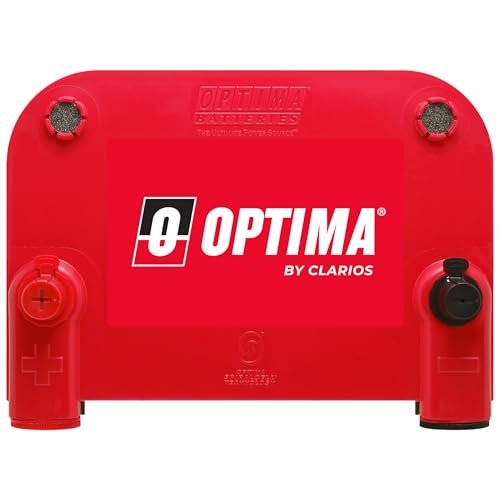 OPTIMA Batteries High Performance 75/25 RedTop Sealed AGM Car, Truck, and SUV Starting Battery, 720 CCA, Dual SAE and GM Terminals, Maintenance Free, Versitile Mounting