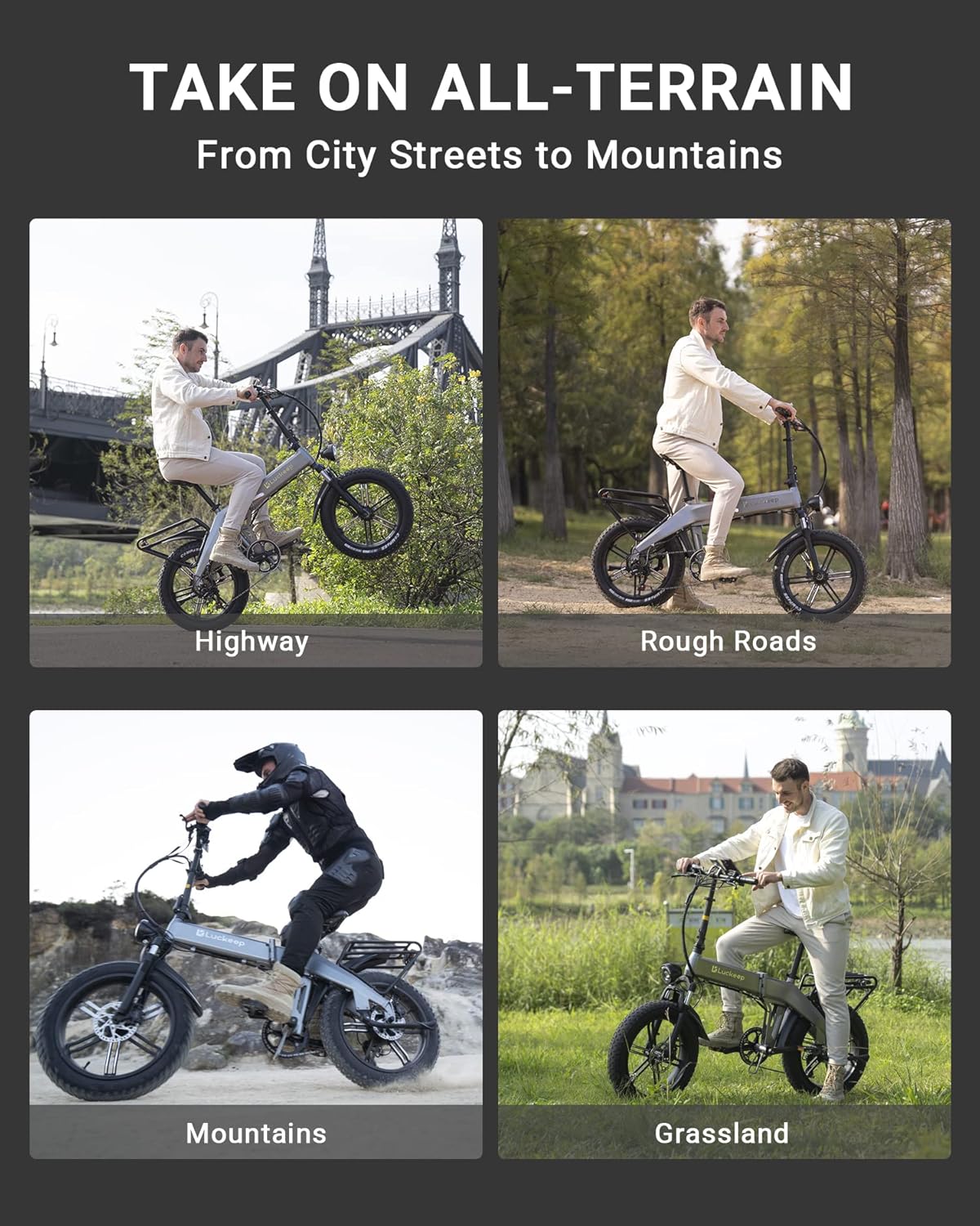 Electric Bike for Adults 1200W Peak Motor, 30MPH 60 Miles Range, 720WH Removable Battery Folding Electric Bike, 20'' x 4.0 Fat Tire Ebikes for Adults,Hydraulic Brakes and UL 2849 Certified
