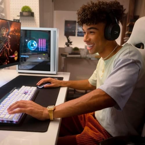 HP OMEN 25L Gaming Desktop PC | AMD Ryzen 5 5600G 6-Core | GeForce GTX 1660 Super | WiFi | HDMI | Display Port | White Lighting CPU Cooler | Windows 11 Home (16GB RAM | 1TB SSD)