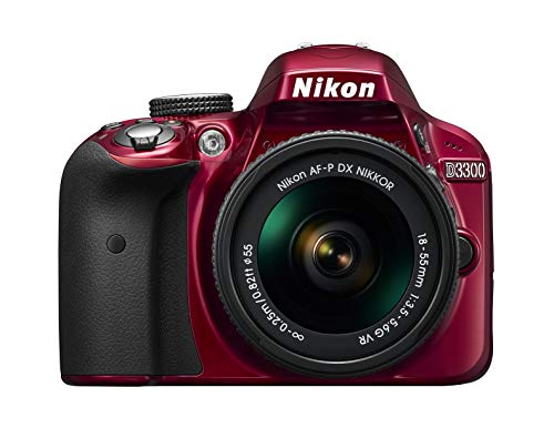 Nikon D3300 24.2 MP CMOS Digital SLR with Auto Focus-S DX Nikkor 18-55mm f/3.5-5.6G VR II Zoom Lens (Black)