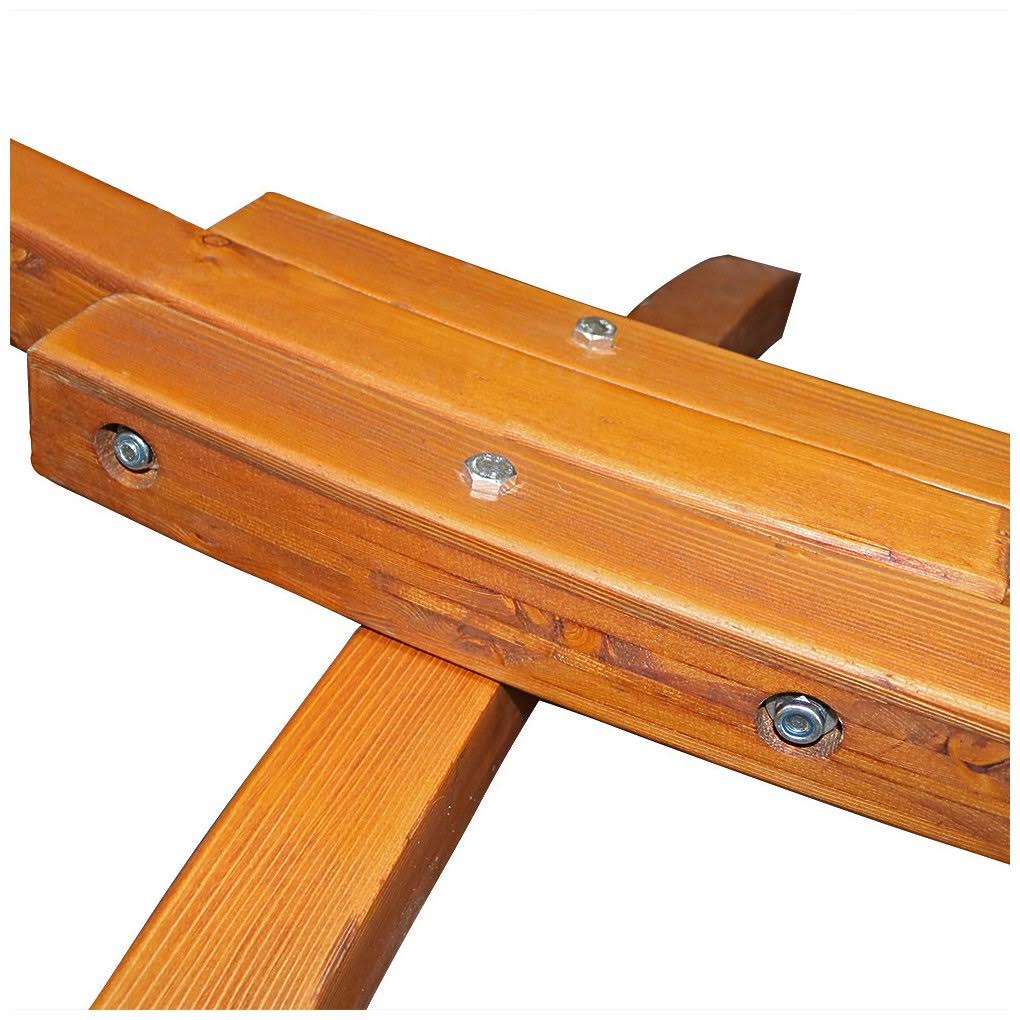 Sunnydaze Decor 12 ft. Curved Arc Wood Hammock Stand