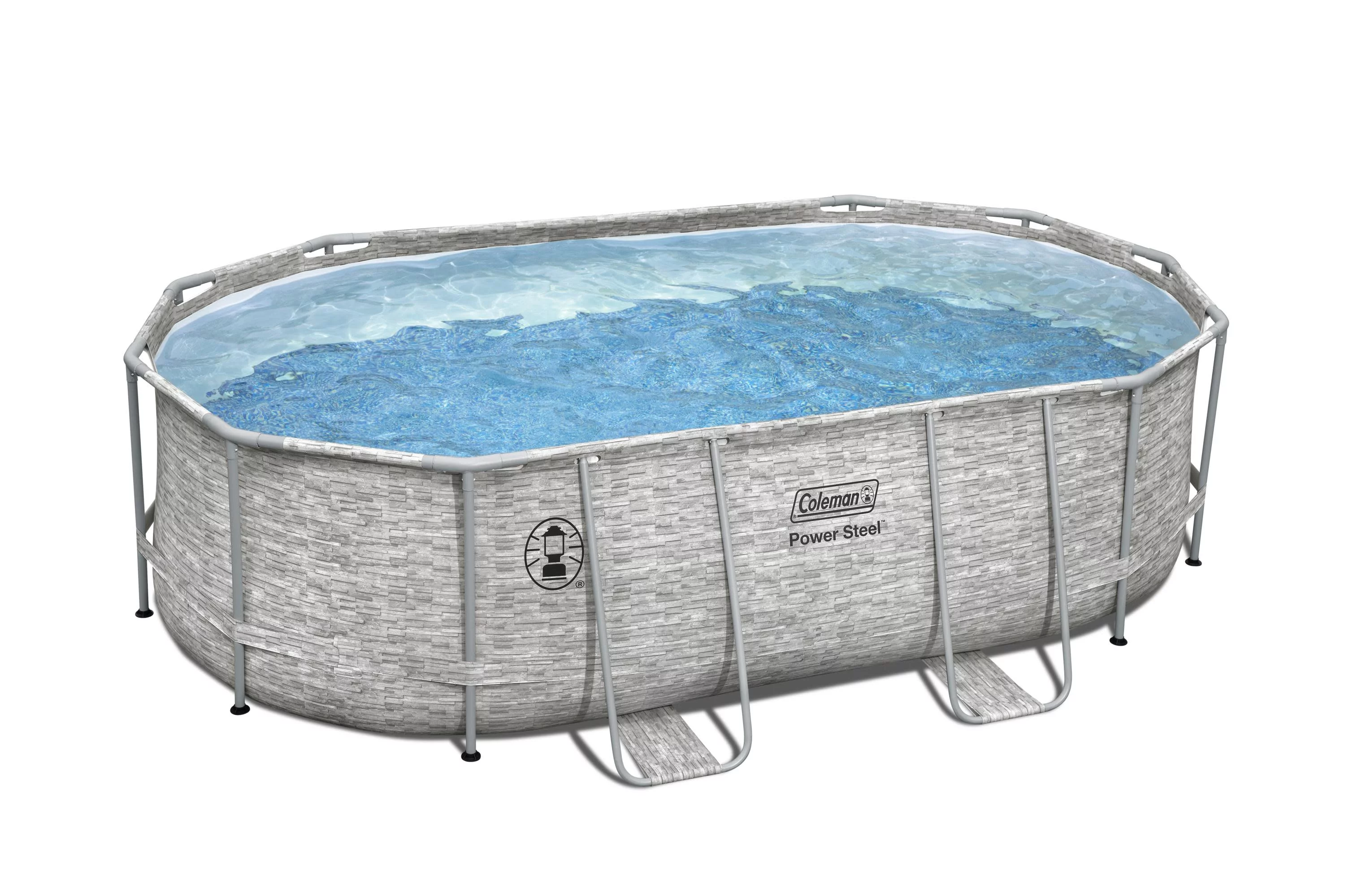 Coleman Power Steel Frame 16' x 10' x 48"  Oval Above Ground Pool Set