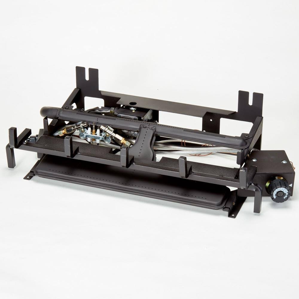 Duluth Forge Ventless Dual Fuel GAS Log Set - 30 in. Berkshire Stacked Oak - Remote Control