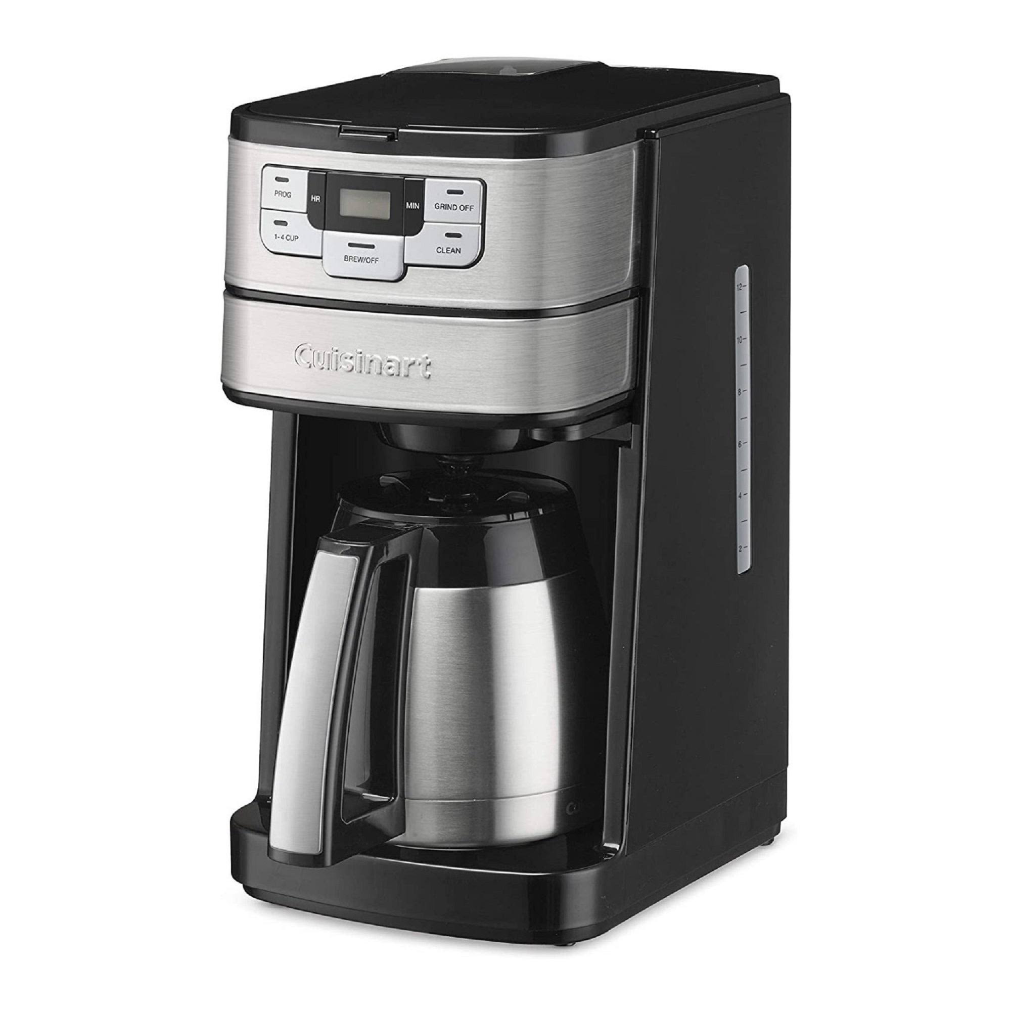 Cuisinart DGB-450 Blade Grind and Brew 10-Cup Thermal Carafe Coffeemaker Bundle, Black