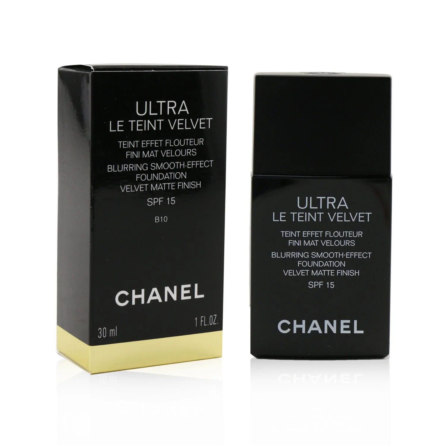 Chanel Ultra Le Teint Velvet Blurring Smooth Effect Foundation SPF 15 - # BR12 (Beige Rose)  30ml/1oz