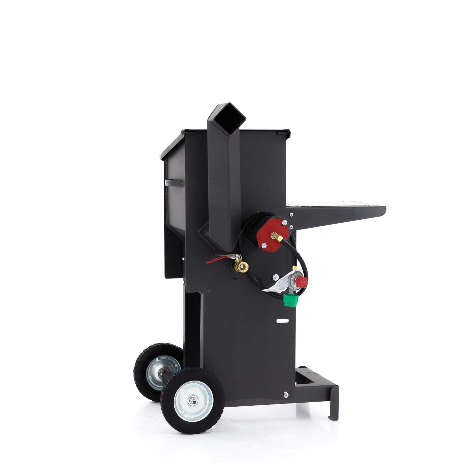 R & V Works Cajun Fryer 4 Gallon Propane Gas Deep Fryer with Stand and 2 Baskets