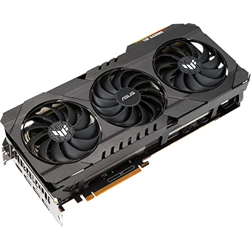 ASUS TUF Gaming AMD Radeon™ RX 6900 XT OC Edition Graphics Card (PCIe 4.0, 16GB GDDR6, HDMI 2.1, DisplayPort 1.4a, Dual Ball Fan Bearings, All-Aluminum Shroud, Reinforced Frame, GPU Tweak II)