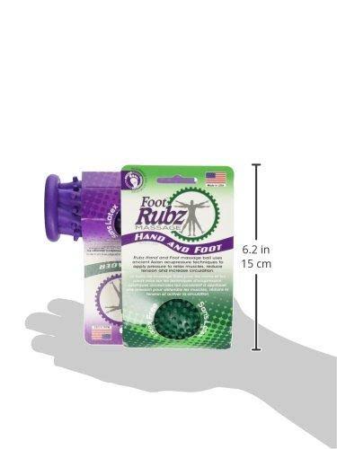 Due North Foot Rubz Combo Pack, Original Foot Rubz u0026 Foot Massage Roller, 0.6 lb